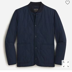 Navy J crew bomber jacket. New with tag